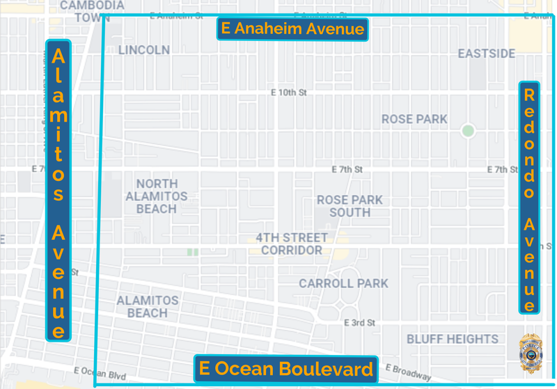 A map of the area the attacks took place.