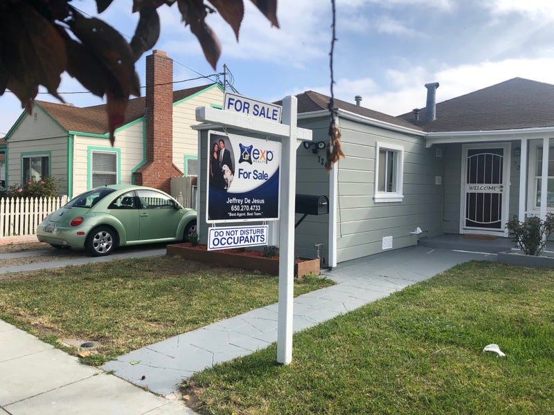 A Bay Area home for sale. 