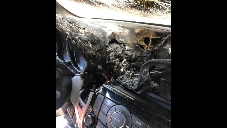 Fire Department Warns Against Leaving Hand Sanitizer In Direct Sunlight After Vehicle Fire In Waukegan