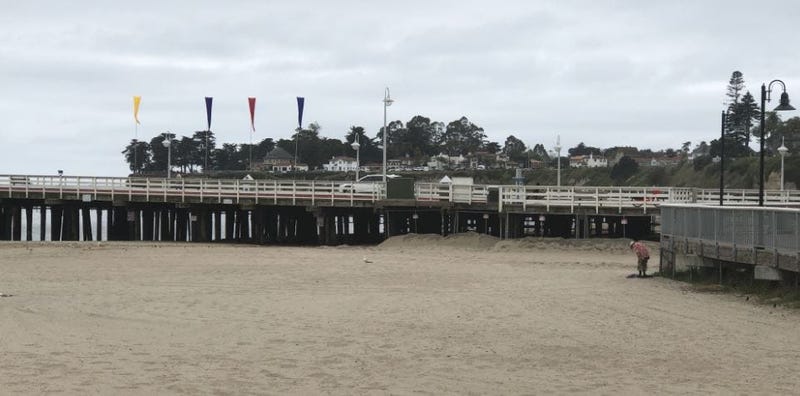 A beach in Santa Cruz.