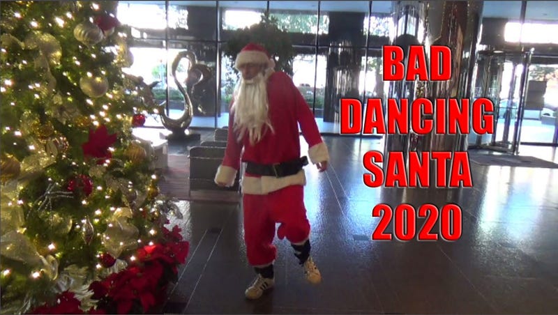bad dancing santa