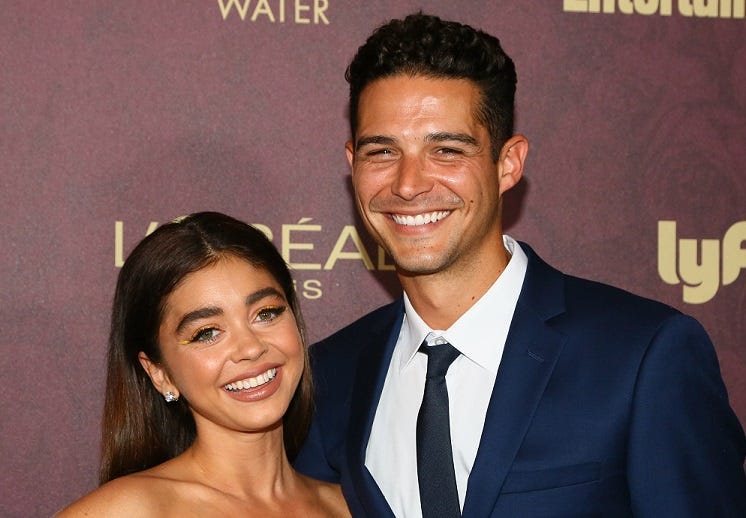 Sarah Hyland and Wells Adams