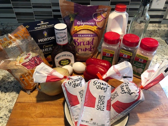 Meatloaf ingredients 