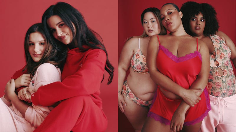 Hayley & Jules LeBlanc and Jade Gordon, Minami Gessel, & Noni Cyngor for Savage X Fenty