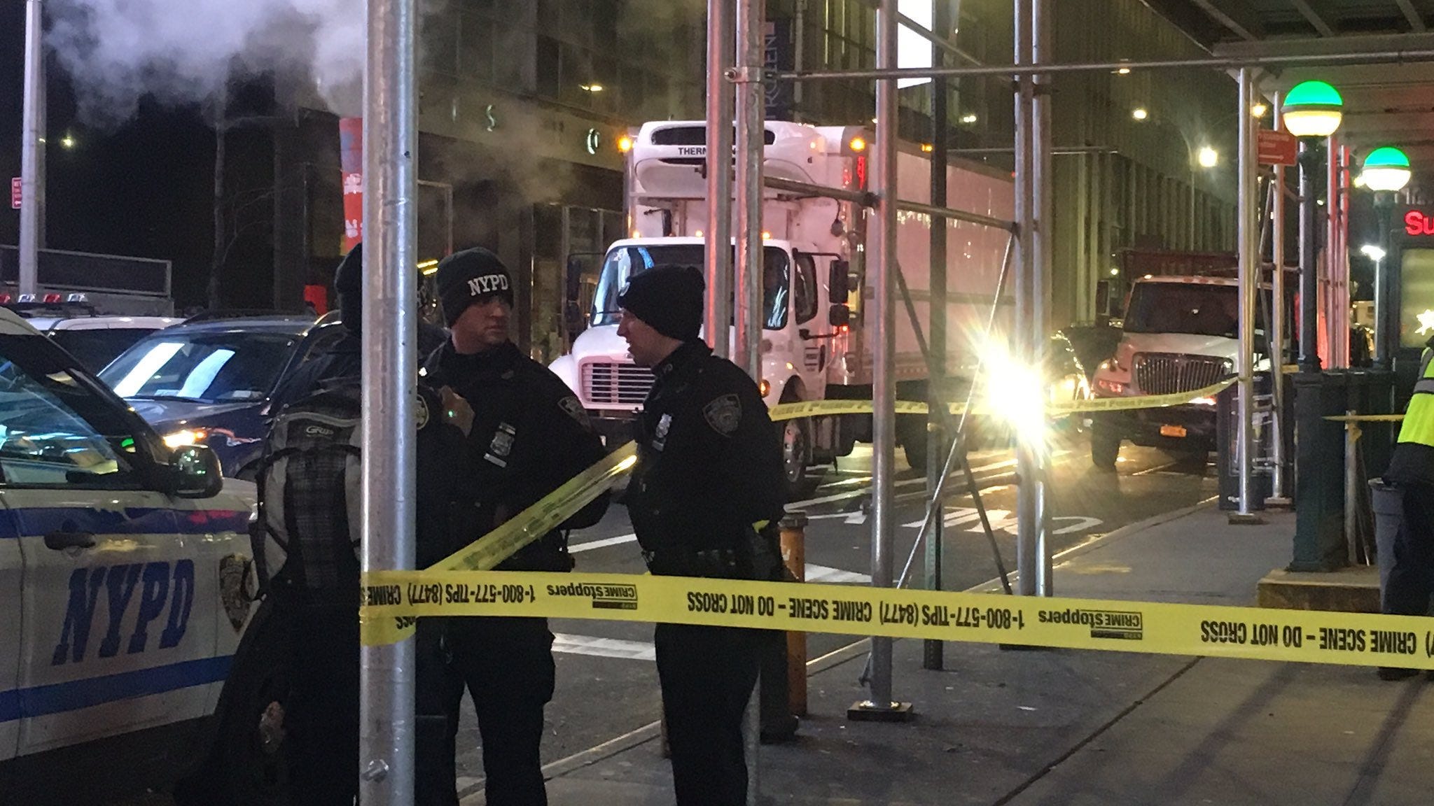 Times Square Scaffold Erected After Prominent Architect Killed by Debris