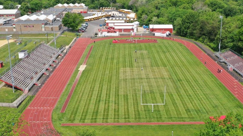 An athletic field