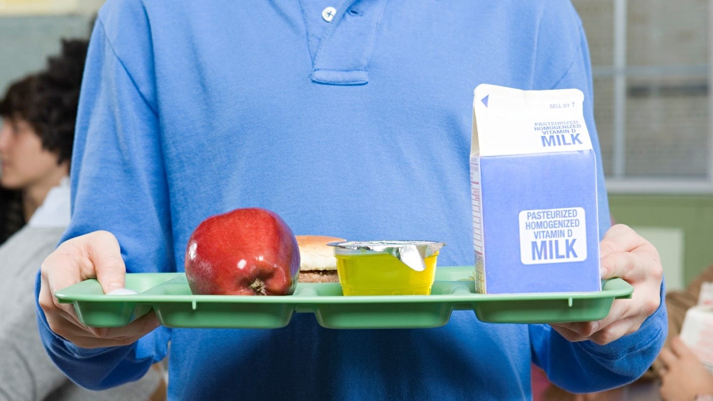 A dozen school children were accidentally served floor sealant instead of milk