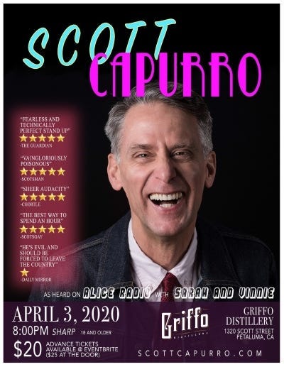 Scott Capurro April 3 