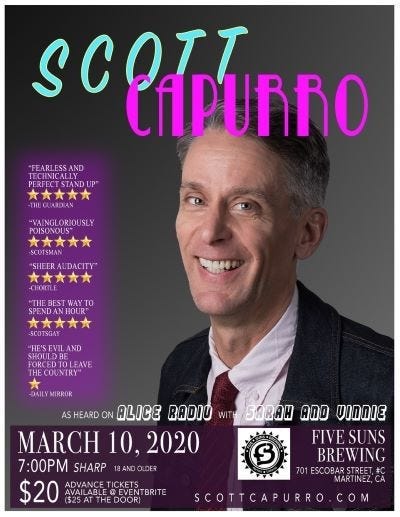 Scott Capurro March 10th