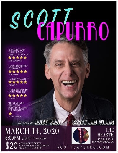 Scott Capurro March 14th 