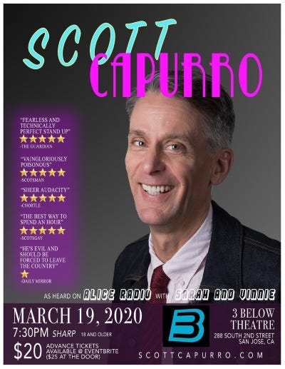 Scott Capurro March 19th