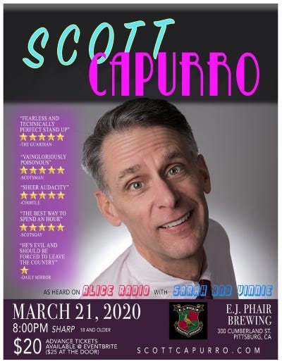 Scott Capurro March 21