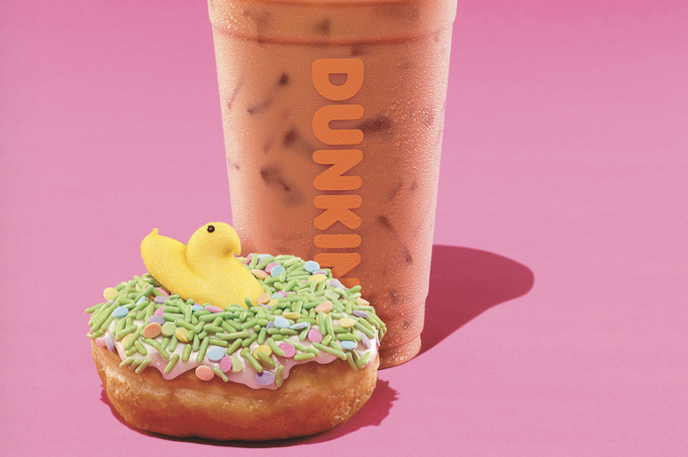 Dunkin' Donuts new spring flavor, PEEPS
