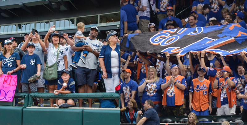 Mets Yankees fans