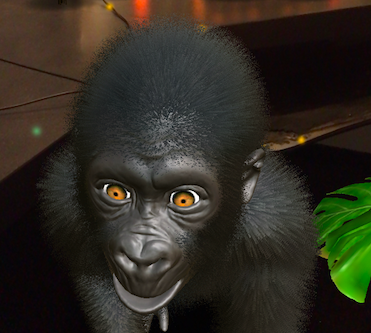 Krikey is an app that builds empathy for gorillas through augmented reality.