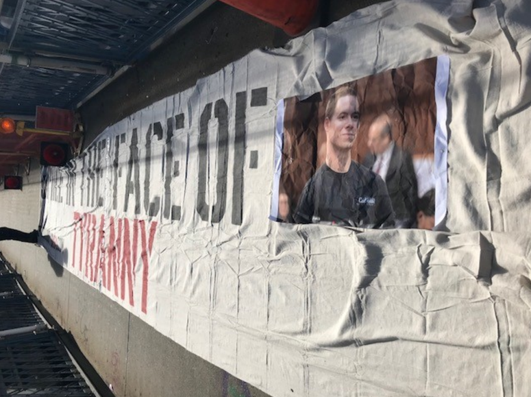 Proud Boys banner