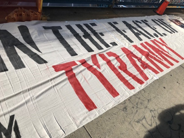 Proud Boys banner