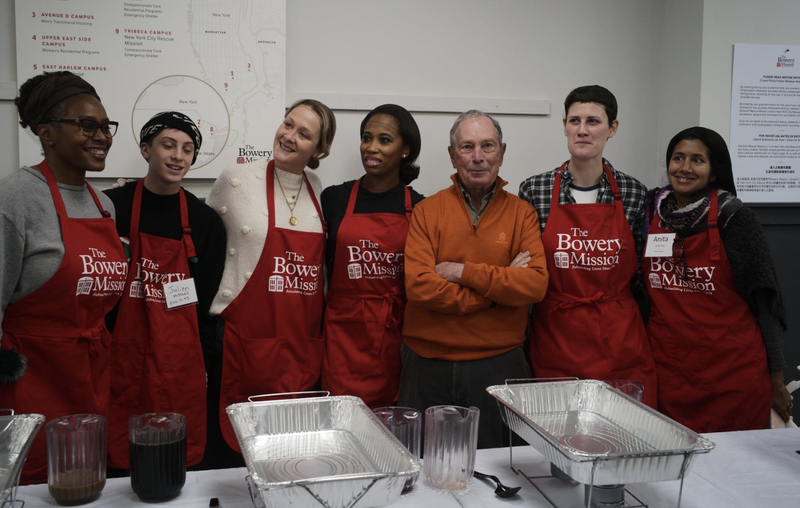 Michael Bloomberg Bowery Mission