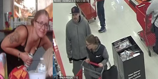 Two people wanted for questioning in a Dec. 9, 2019, incident where a Munster police officer was almost hit by a vehicle.