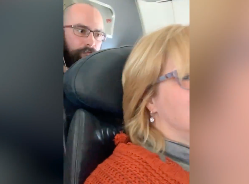 Seat reclining viral video