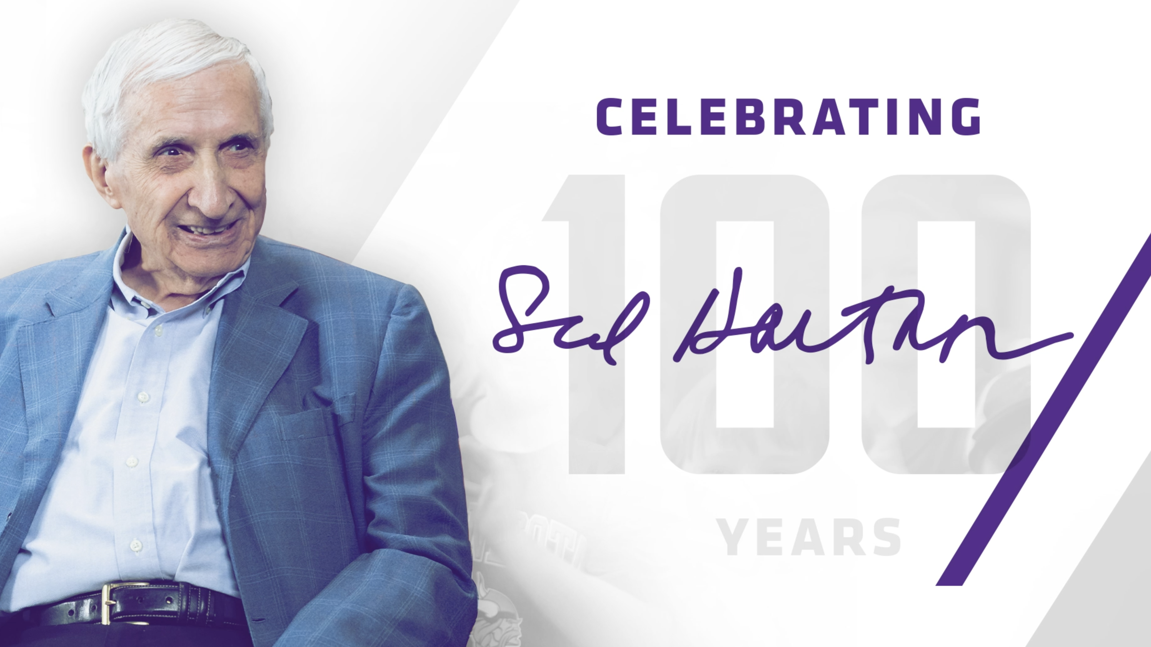 Take a look at the Vikings and NFL greats wishing Sid Hartman a happy 100th birthday
