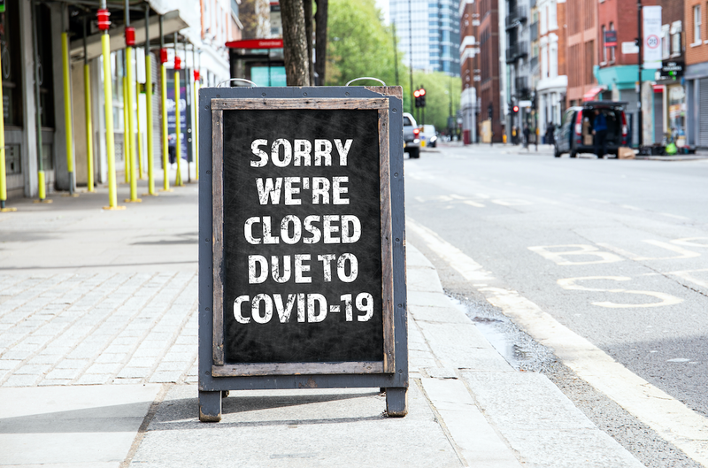 Business closed due to COVID 19