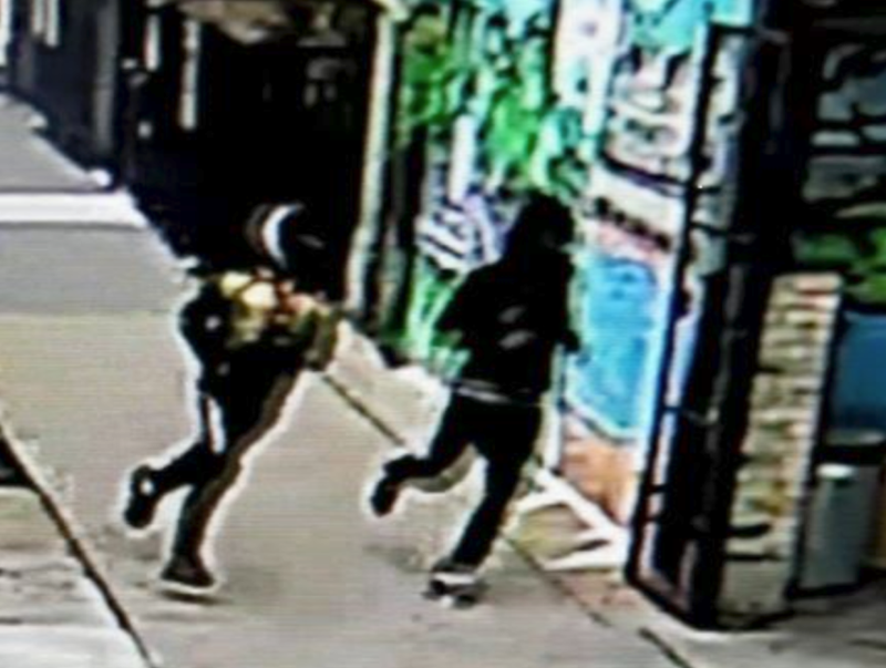 Authorities released an image of two suspects who allegedly robbed a postal worker March 31, 2020, in the 1900 block of North Albany Avenue in Logan Square.