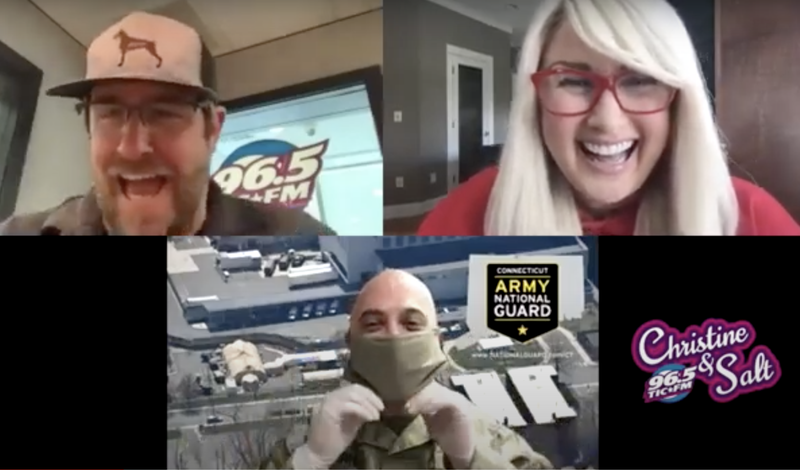 Christine and Salt try to join the CT Army National Guard