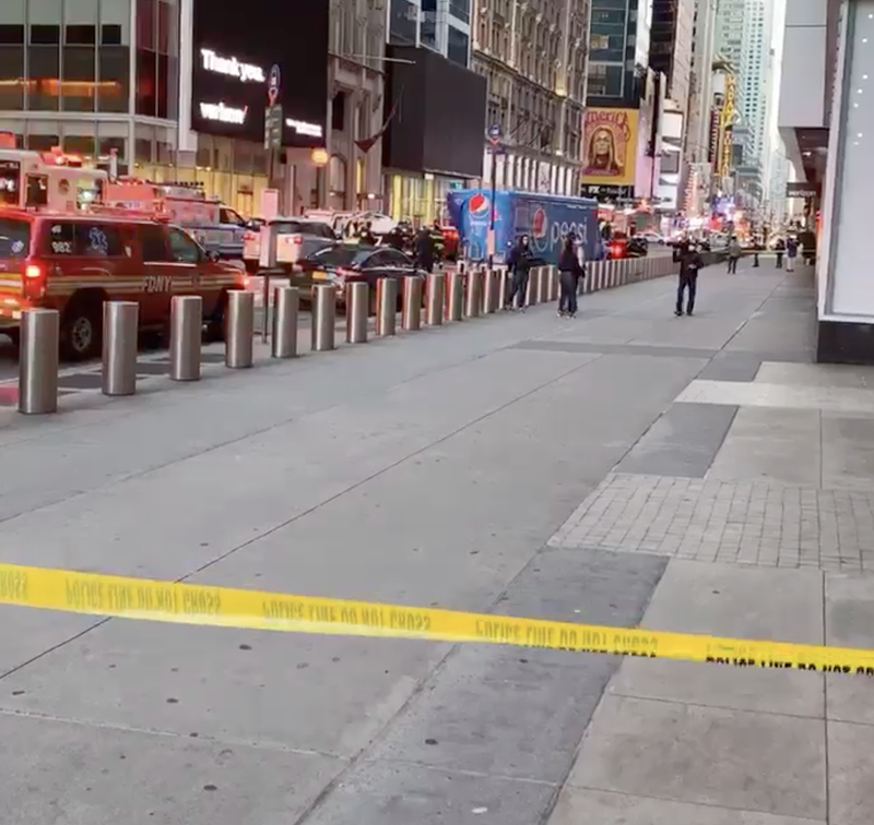 Pepsi Truck crash Midtown