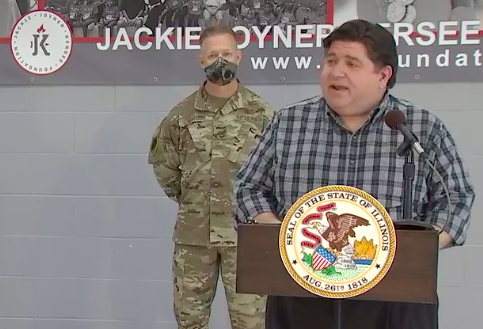 JB Pritzker In E St Louis