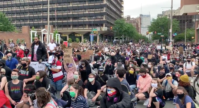 George Floyd protest in Philadelphia 