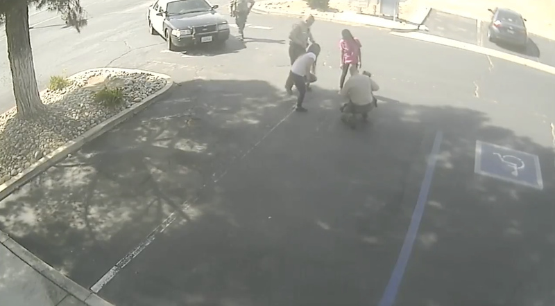 Police save baby