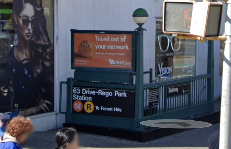 Train strikes person in Queens