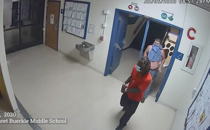 suspect, school, police