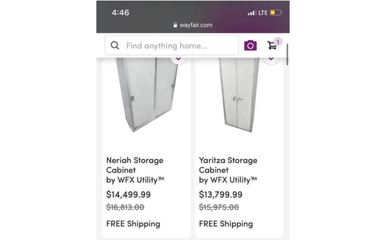 Wayfair Reddit post