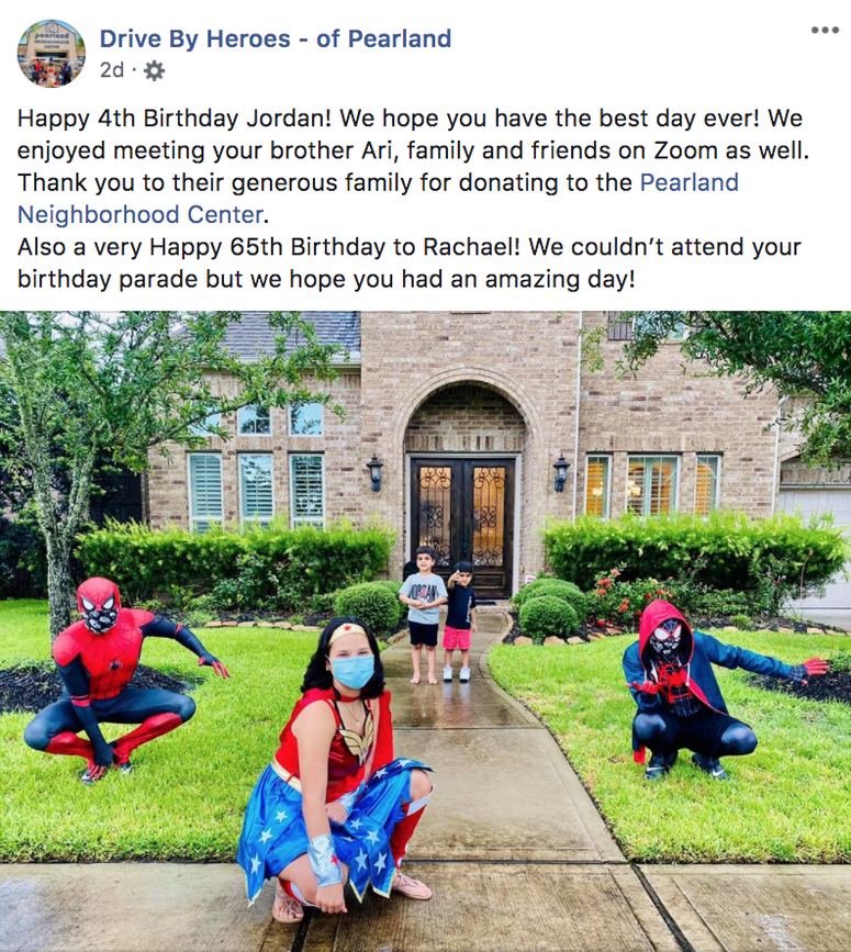 Drive By Heroes, Non Profit, Kids, Celebrate, Birthday