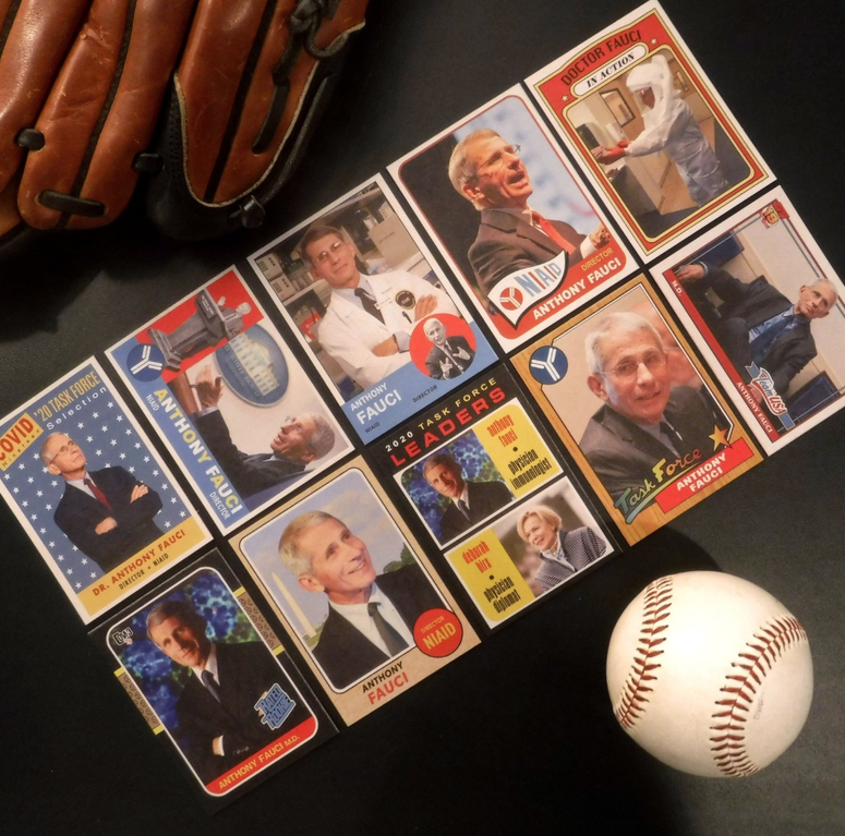 Dr. Anthony Fauci, Trading Cards, Chicago Graphic Designer