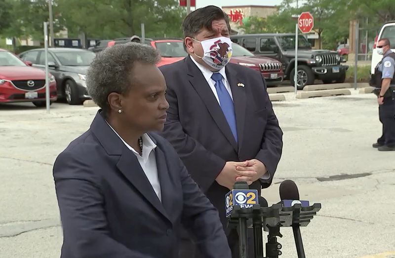 Chicago Mayor Lori Lightfoot took questions Monday following the overnight crime that happened in Chicago's downtown area.
