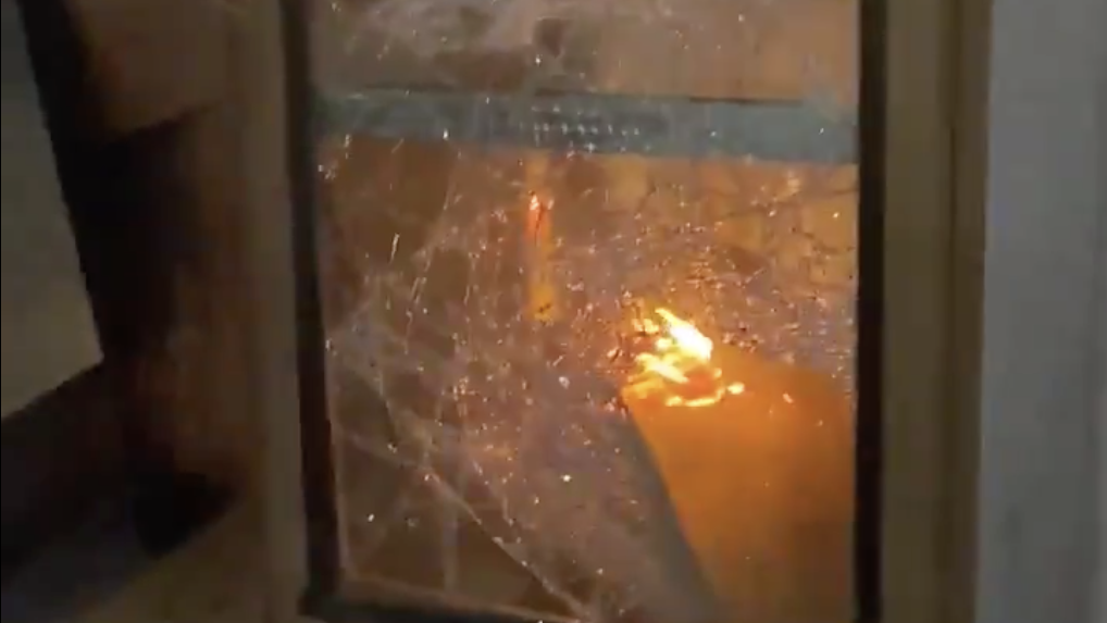 VIDEO: Fire Set Inside Courthouse, Windows Broken During Oakland Jacob Blake Protest