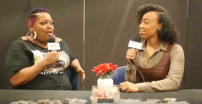 Poet talks with earring designer Alaya Butler.