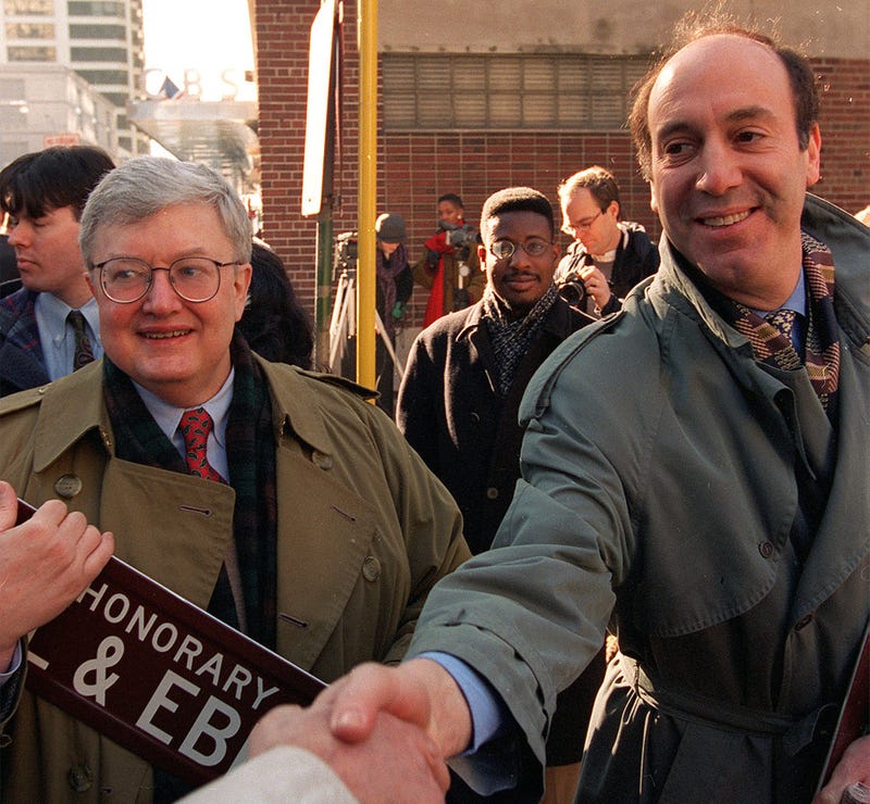 Roger Ebert, Gene Siskel in 1995