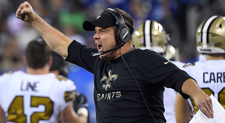 New Orleans Saints head coach Sean Payton