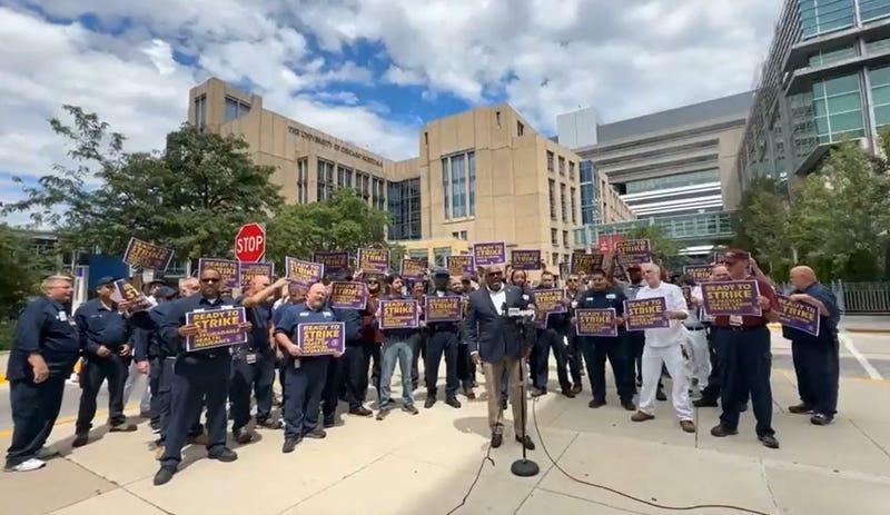 Rally to announce strike date.