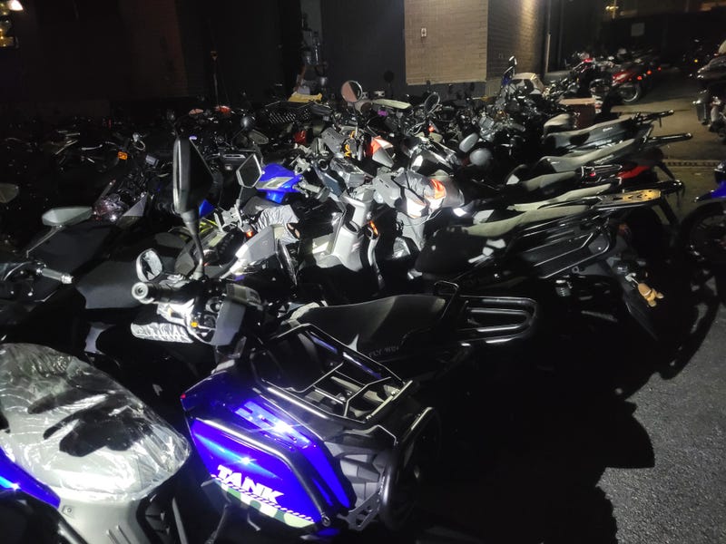 As part of a joint effort, NYPD officers and detectives from the Queens District Attorney's Office have seized 176 illegal scooters in one week.