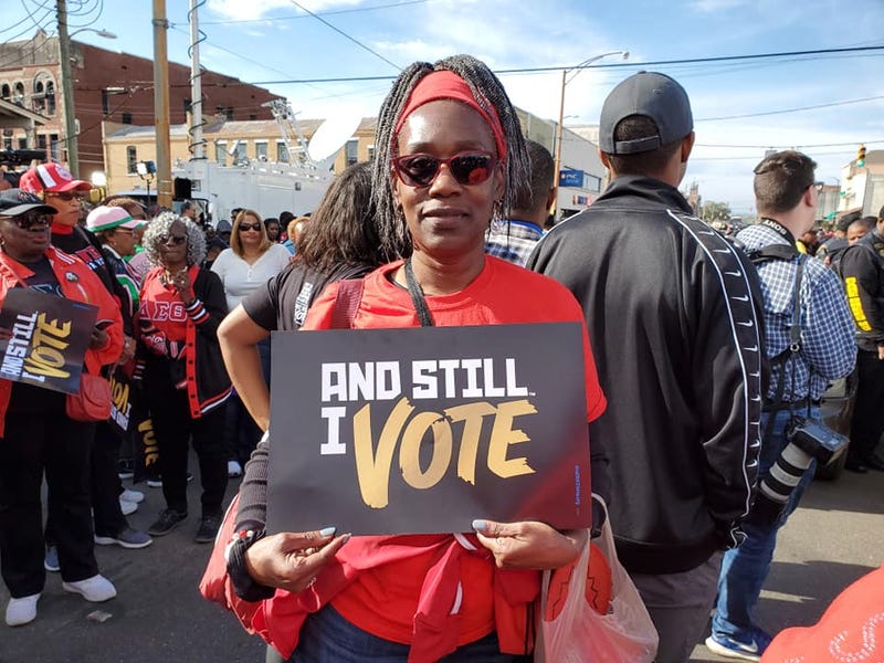 Many thousands were in Selma, Alabama celebrating the fight for voting rights