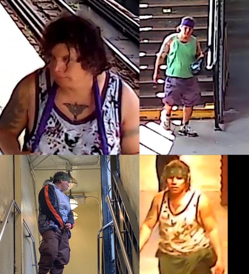 Police released various security camera and witness images of the suspect.