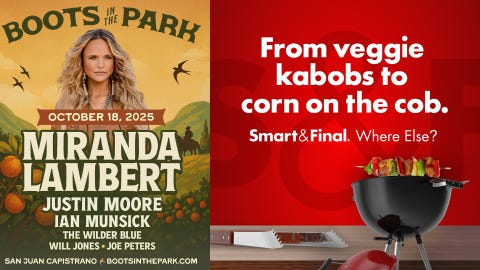 Boots in the Park Ticket Attack: Smart & Final in Temecula