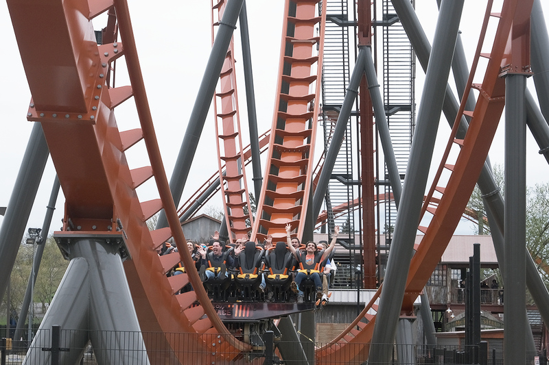 Dorney Park's newest attraction: Iron Menace.