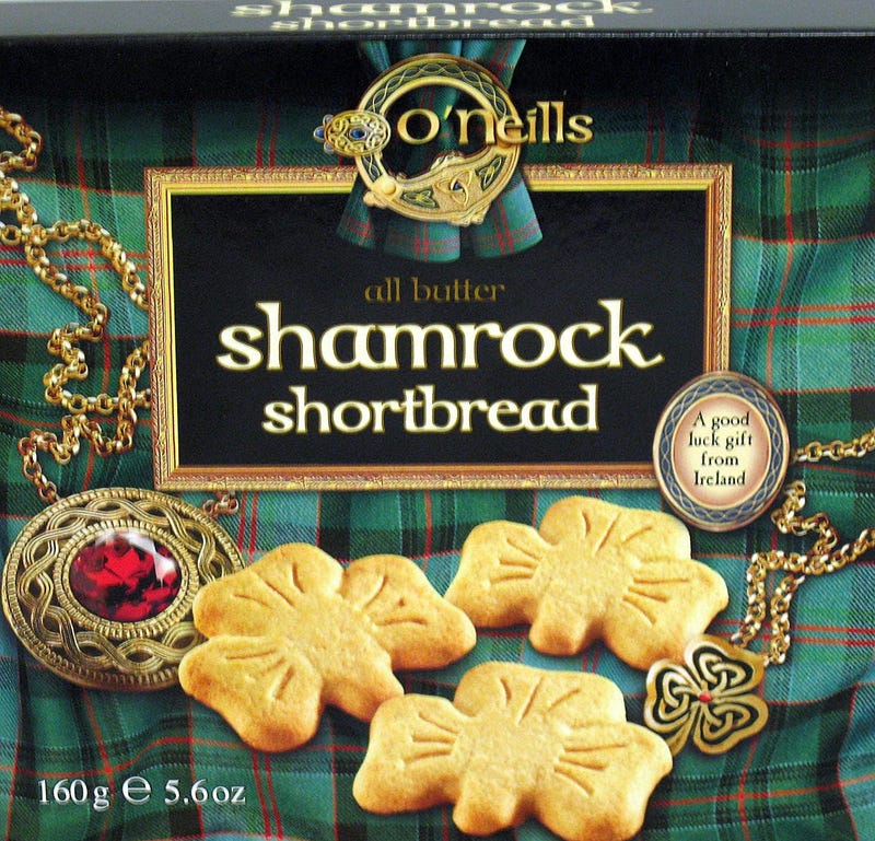 shamrock shortbread cookies