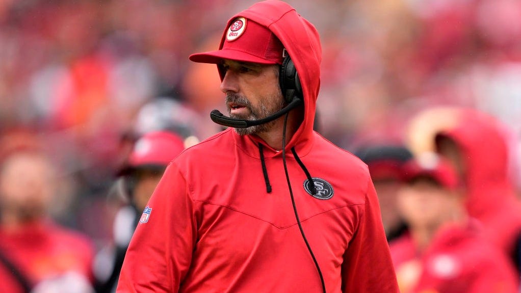 Kyle Shanahan annoyed by play-call questions after Trey Lance injury